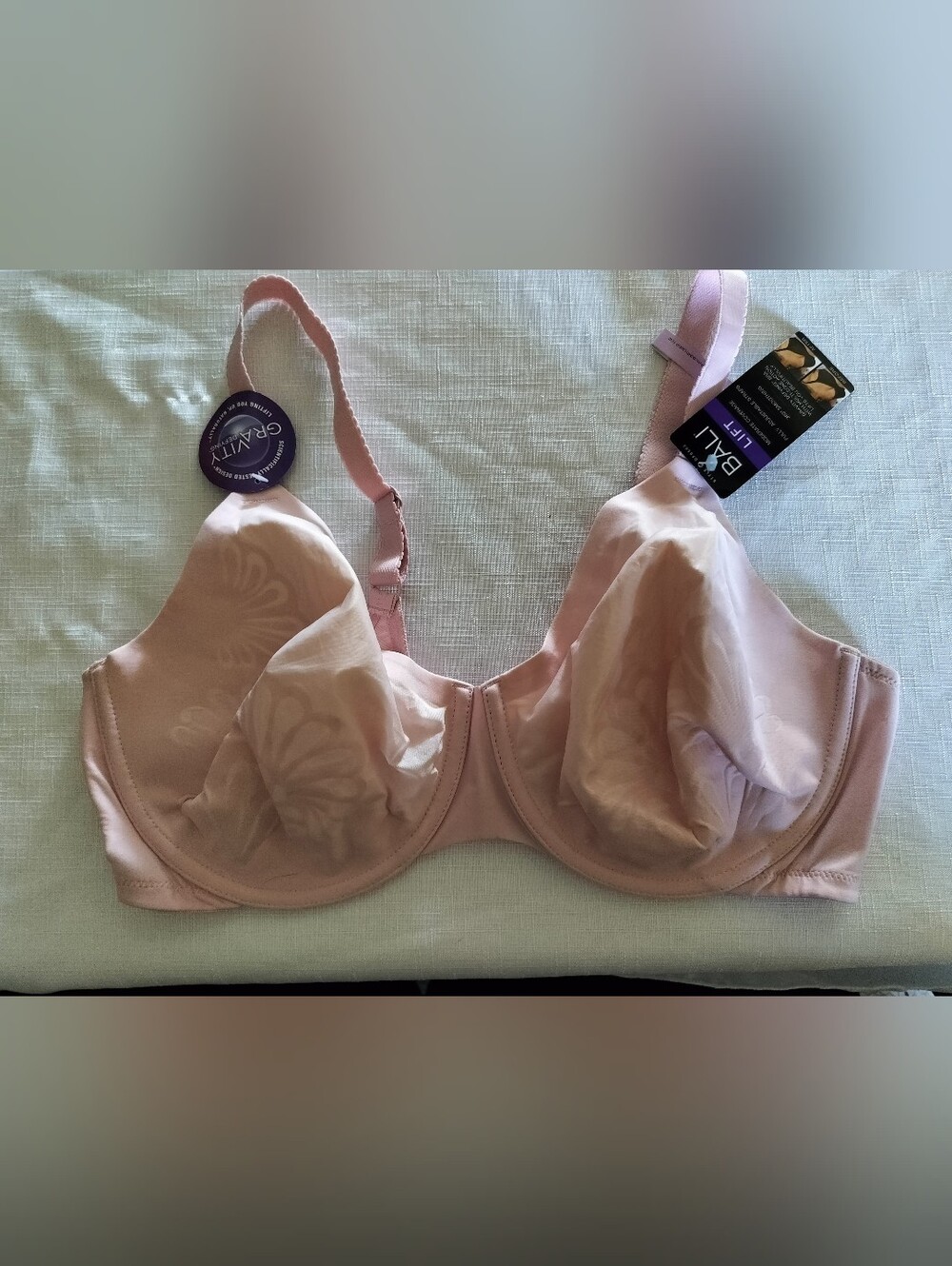 Bali Light Pink Underwire Full Coverage Bra
